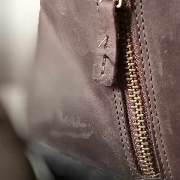 'CLARKS' Unstructured WILLROSE FROST Oiled leather Size 8 GUC - Picture 2 of 16